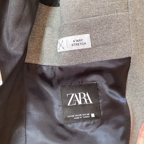 NWT Gray Zara Blazer, Kate Middleton Fave 😍 - Picture 12 of 16